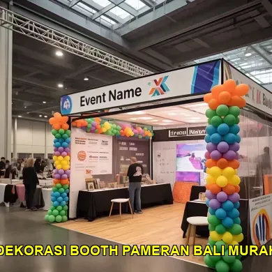 dekorasi booth pameran bali murah